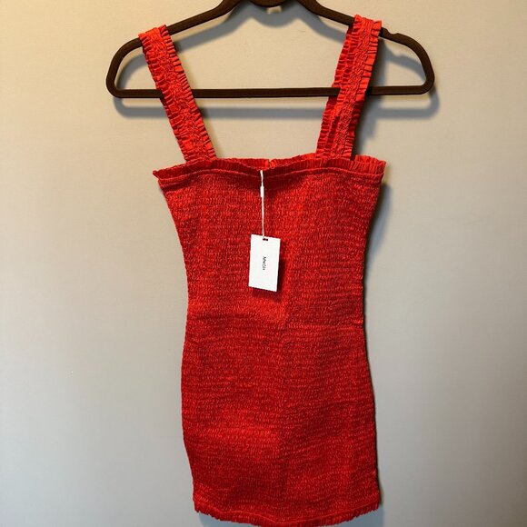 NWT Mikoh Magnolia Poplin Scrunch Dress -1 - Picture 1 of 5